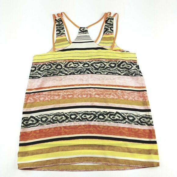 The Limited Top Womens Small Yellow Spaghetti Strap Racerback Tank Camisole - Picture 2 of 4